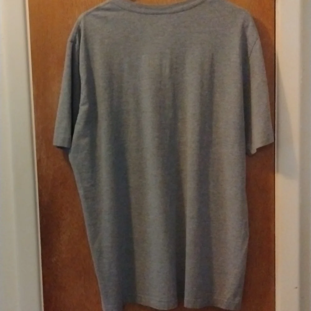 Spelled Out "Nike 1972" Classic Black & Red On Gray T-shirt XL - Picture 3 of 5